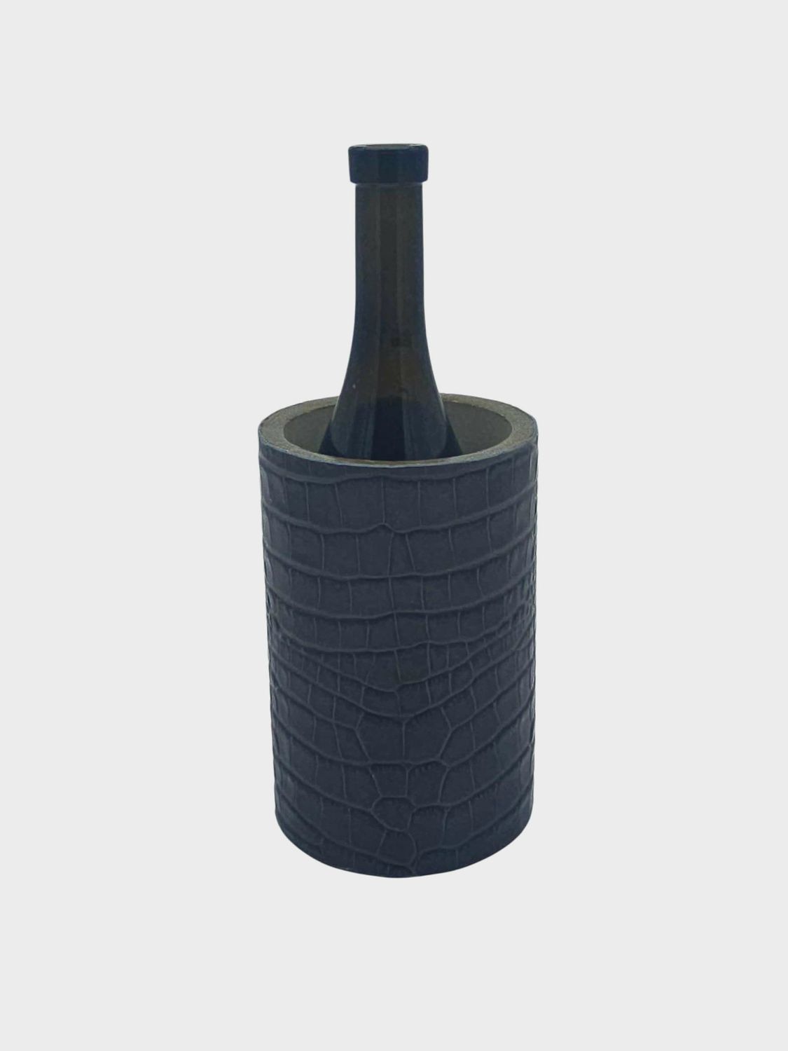 Beton Weinkühler glattes Design HG Special Leder- 12.5cm