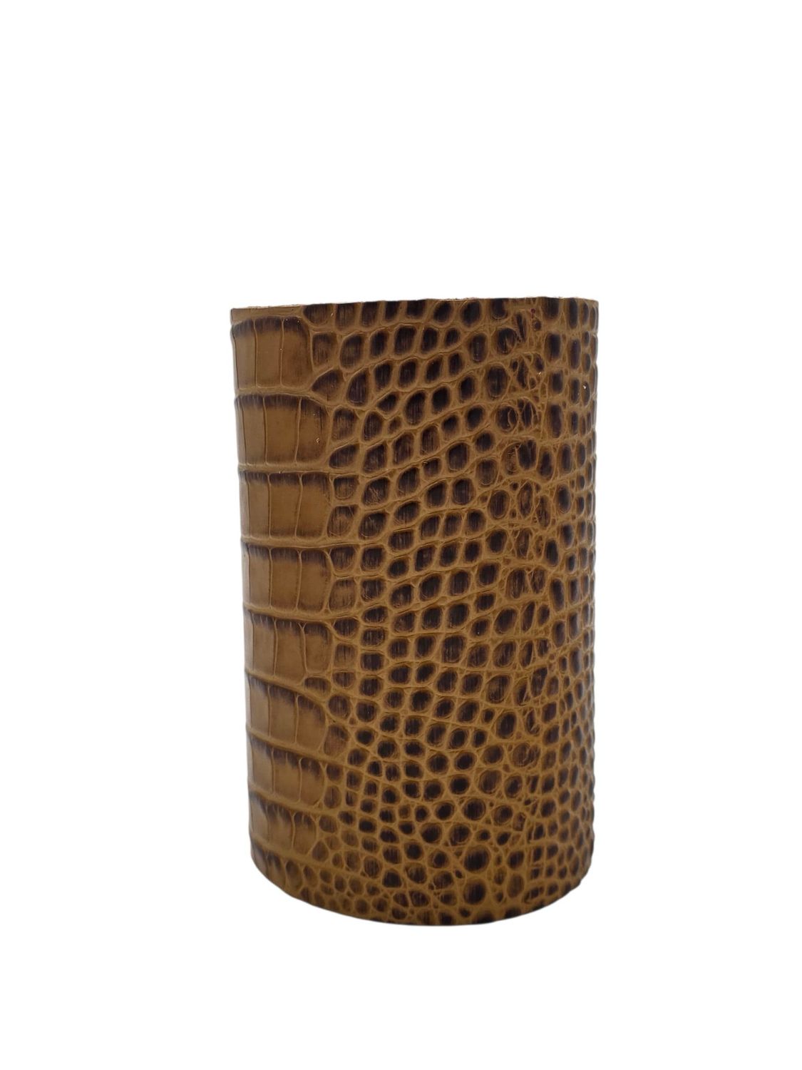Beton Weinkühler glattes Design HG Special Leder Cognac - 12.5cm