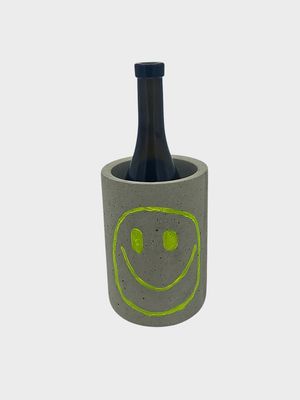 Beton Weinkühler glattes Design HG Special_Smiley Kim- 12.5cm