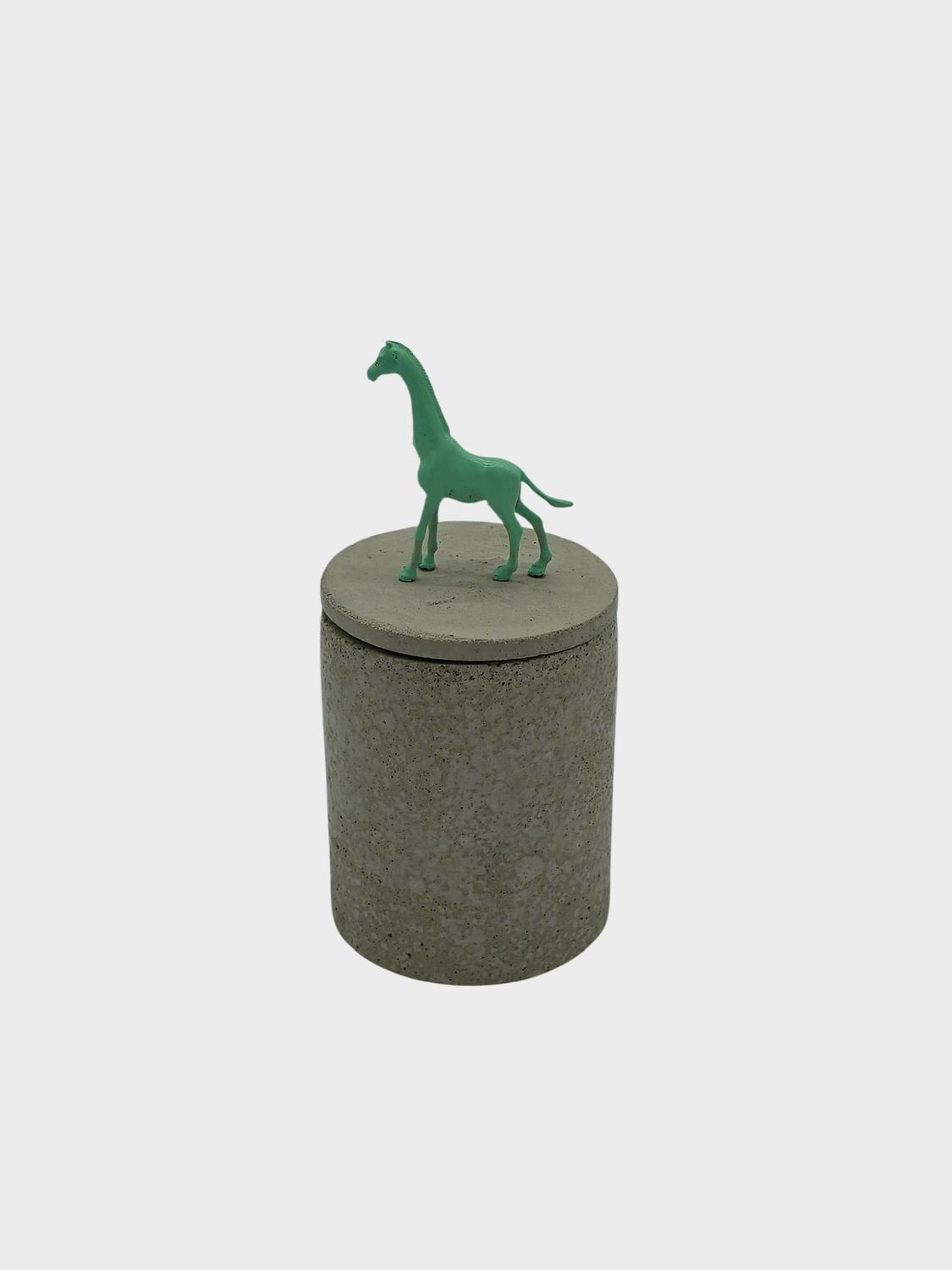 Beton Döschen im glatten Design | hell - 8 cm
