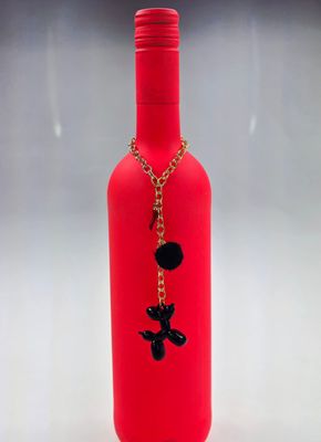 Flaschenanhänger schwarz Flaschenanhänger schwarz