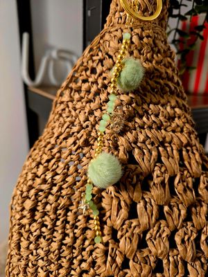 Taschenanhänger grün