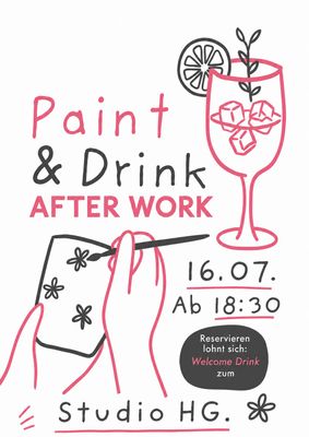 Paint &amp; Drink After Work 16.07.26