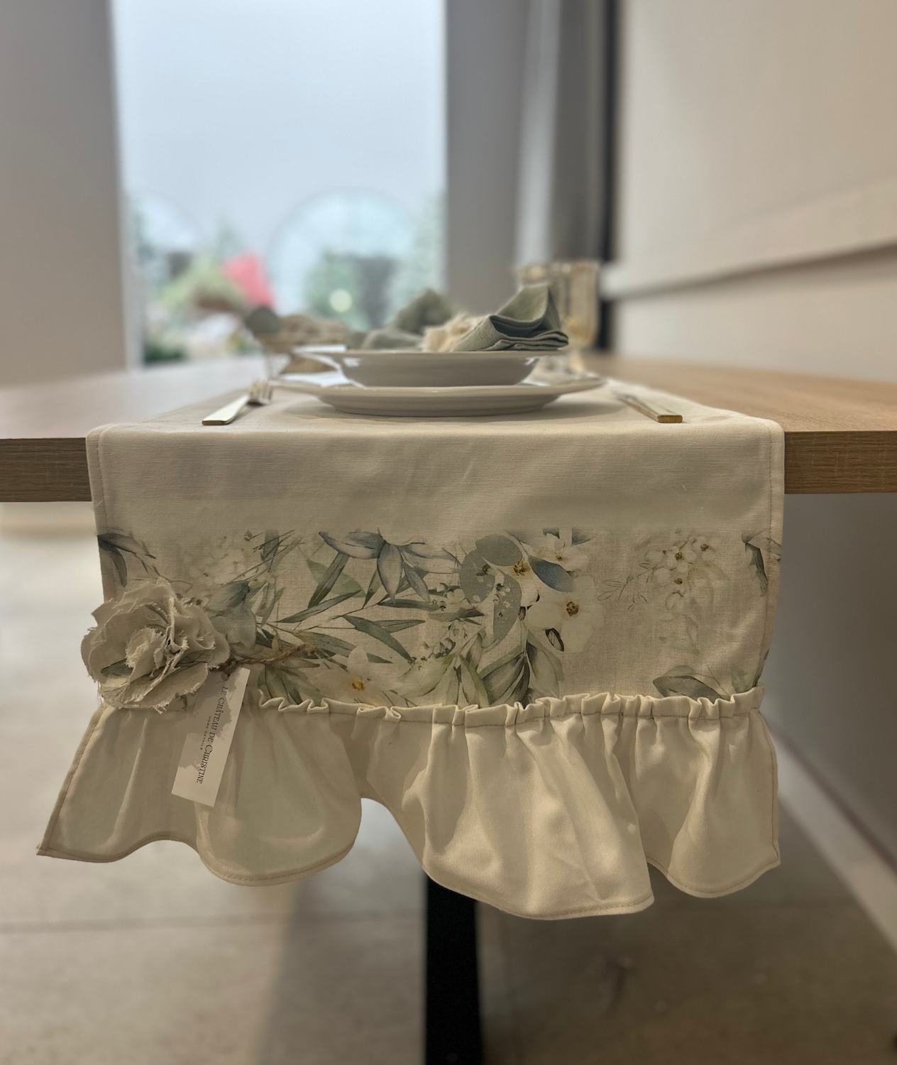 Chemin de table floral (39x1.95)