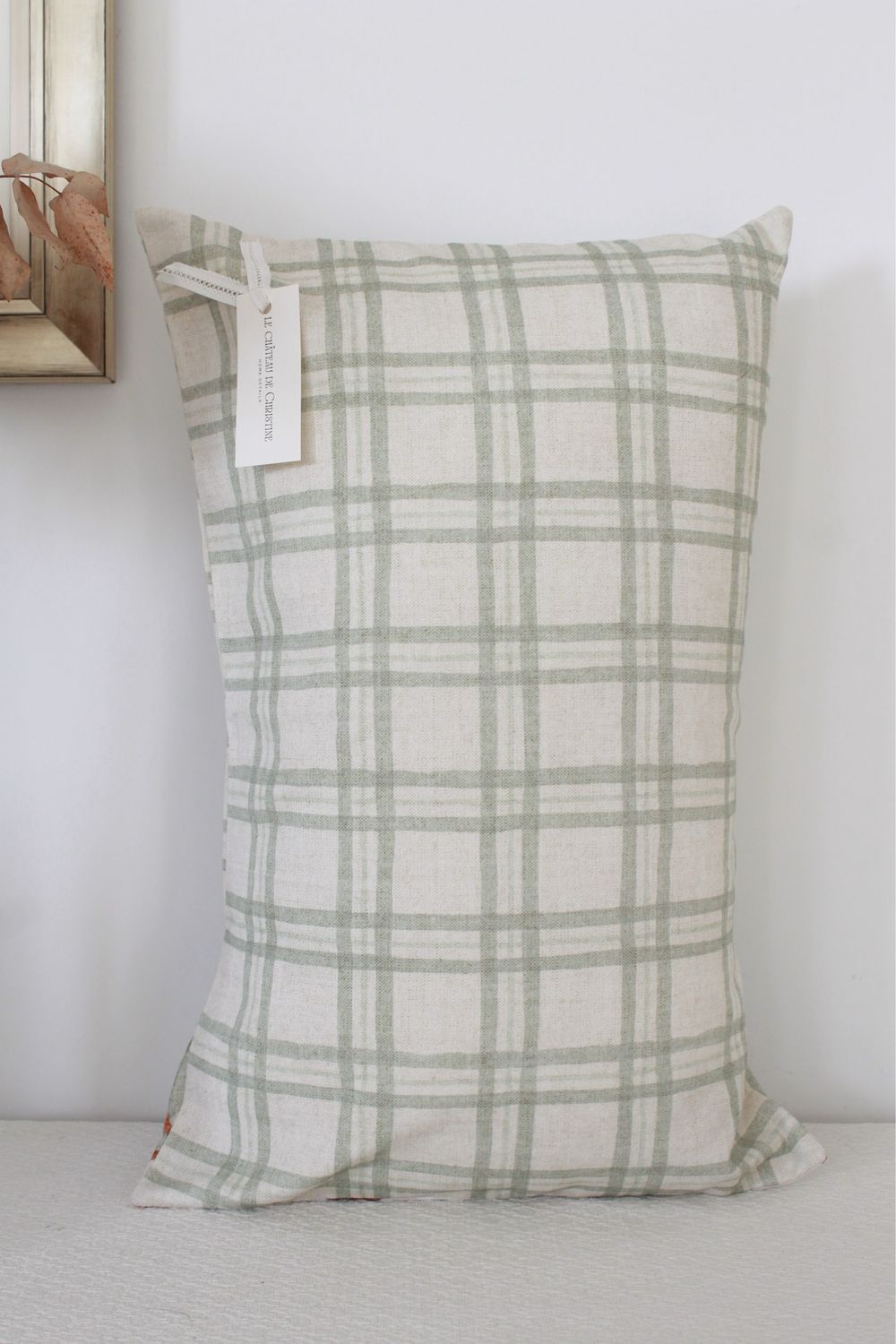 Cojín Verde &amp; Hueso