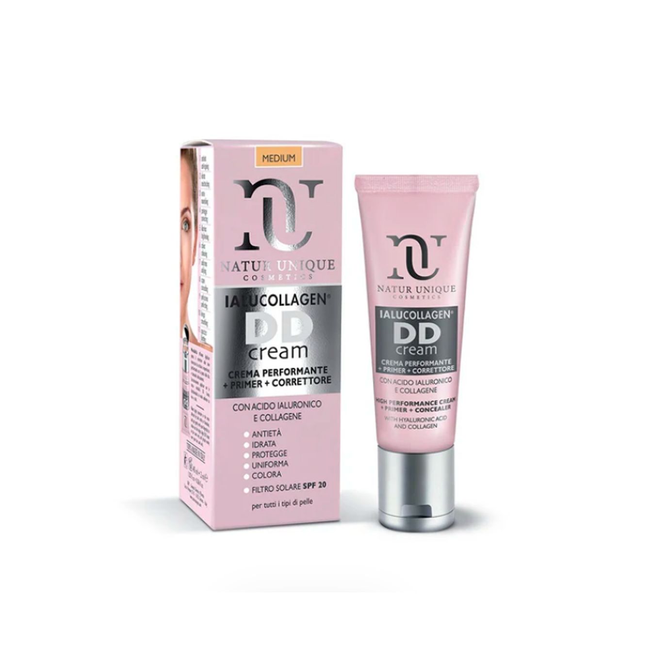Ialucollagen DD Cream Medium 40ml + Correttore 2ml