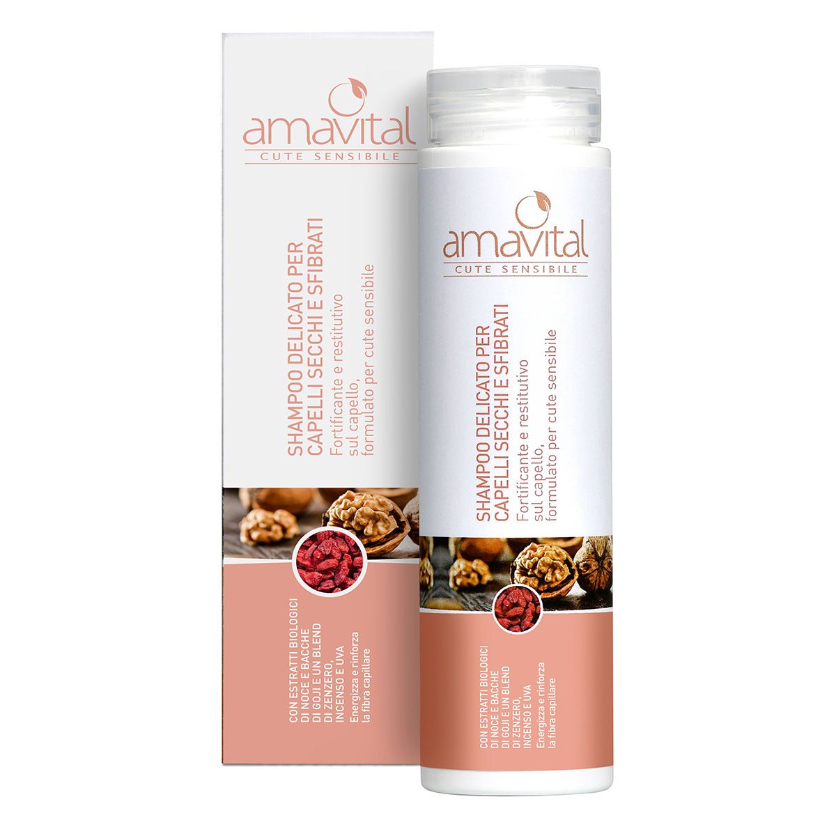 Shampoo Delicato Capelli Secchi Sfibrati - Amavital