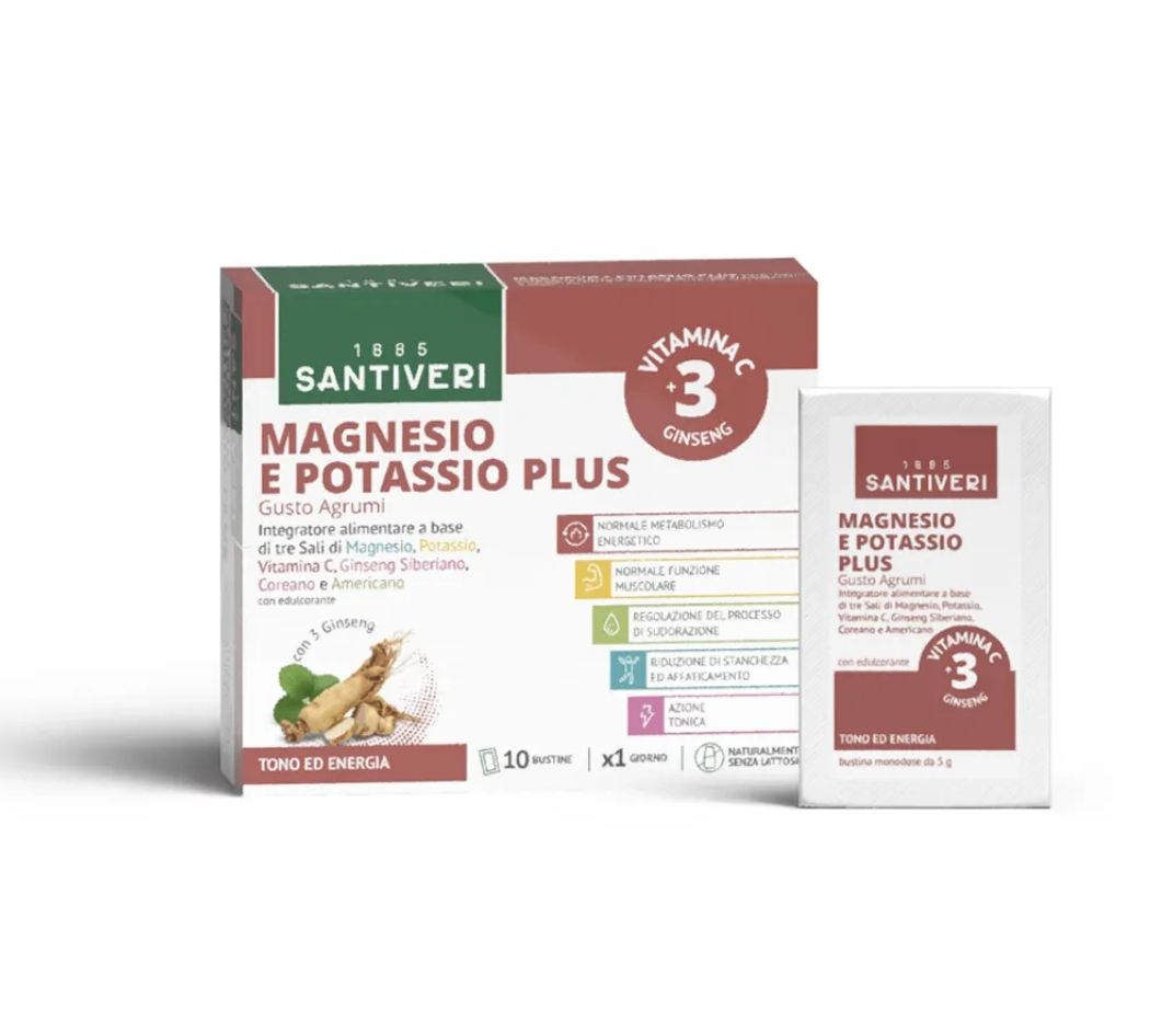 Magnesio e Potassio Plus 10 Bustine da 5g
