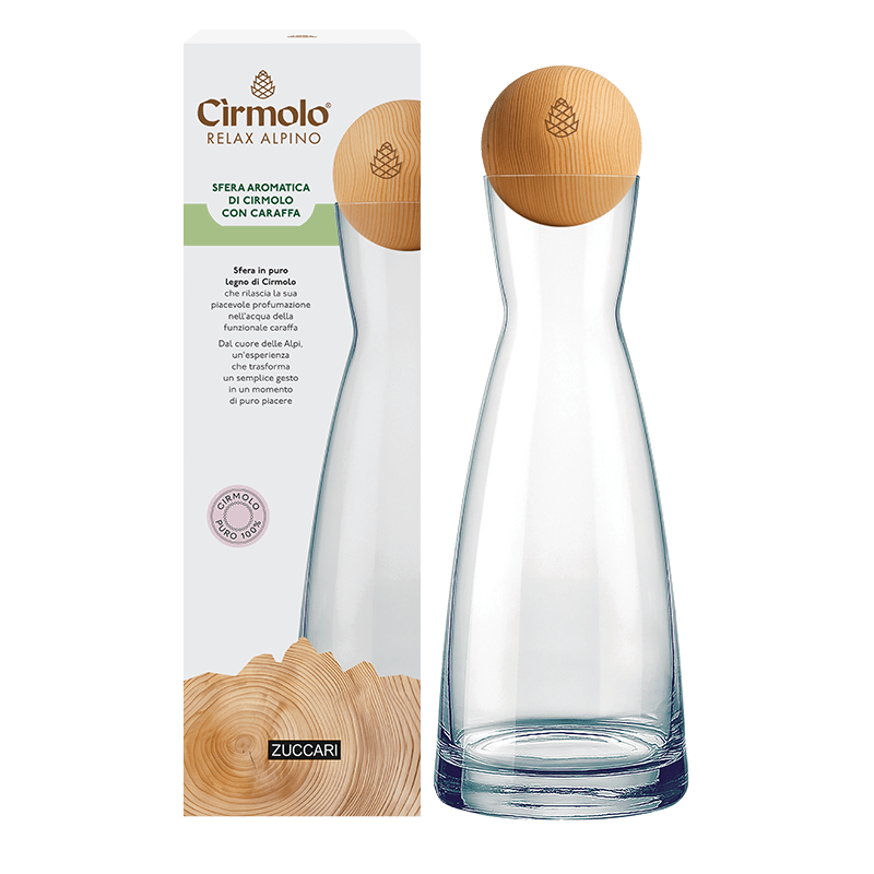 Sfera Aromatica di Cirmolo con Caraffa
