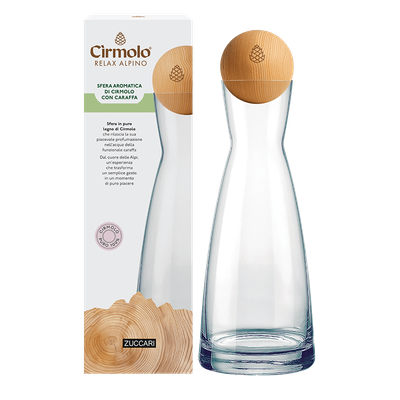 Sfera Aromatica di Cirmolo con Caraffa Sfera Aromatica di Cirmolo con Caraffa