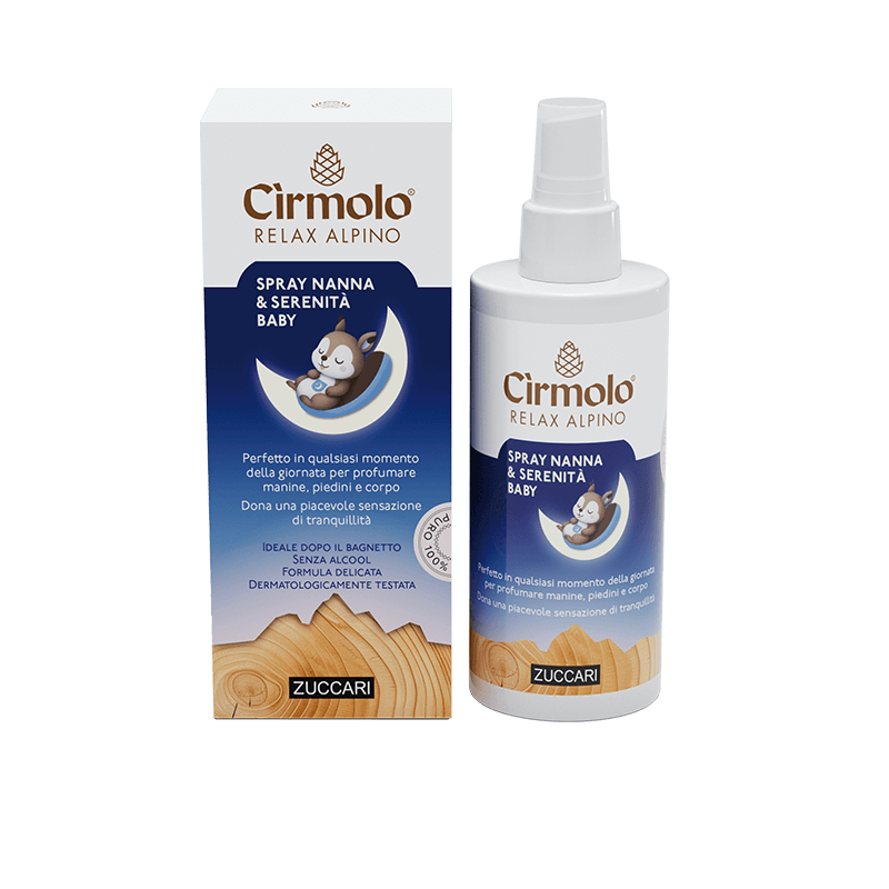Cirmolo Spray Nanna &amp; Serenità Baby - Flacone spray 100 ml