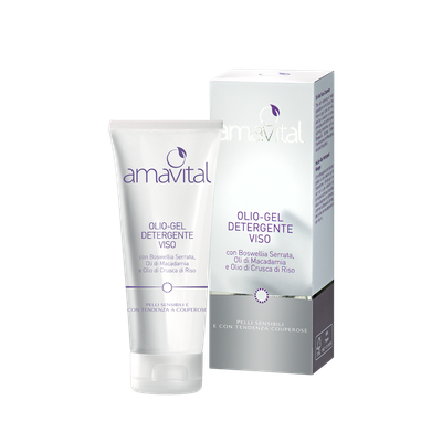 Olio Gel Detergente Viso - Pelli Sensibili e con Couperose