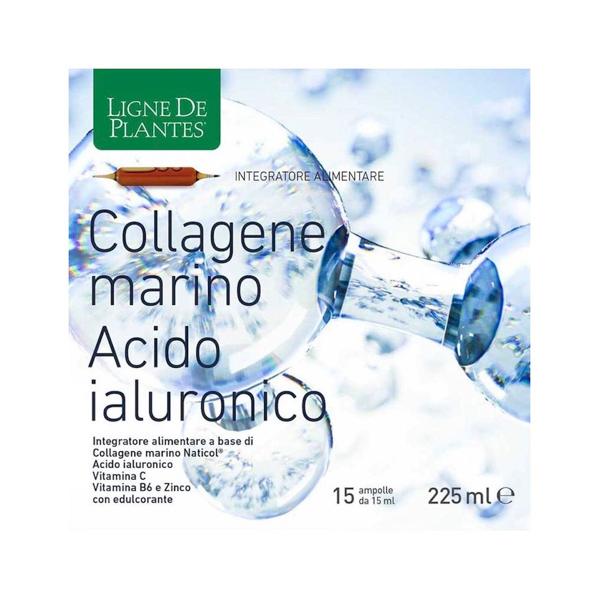 Collagene Marino Acido Ialuronico 15 ampolle da 15ml
