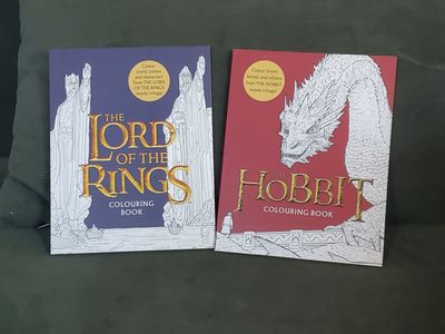 Lord of the Rings &amp; Hobbit Colouring In Book Set