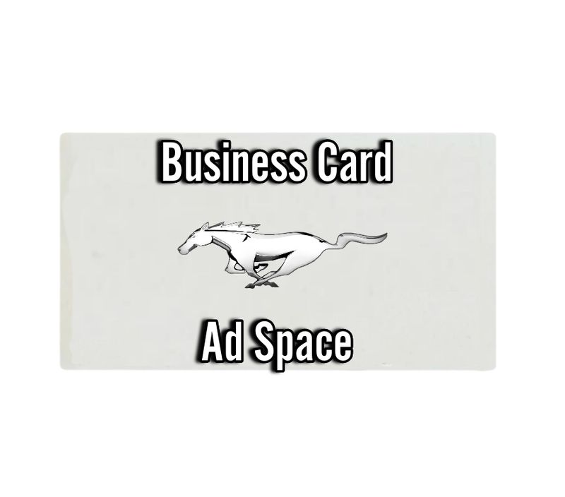 Business Card Newsletter Ad