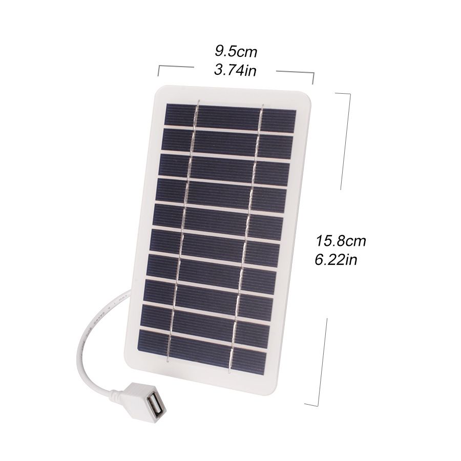 Single Product 5V2W Solar Charging Board Outdoor Camping Mobile/Phone Mobile Power Charger