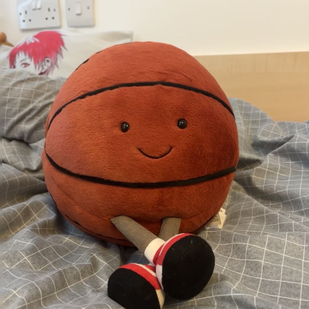 Basketball Doll Fun Cute Baby Pacifying Cloth Doll Creative Plush Doll Decompression Toy