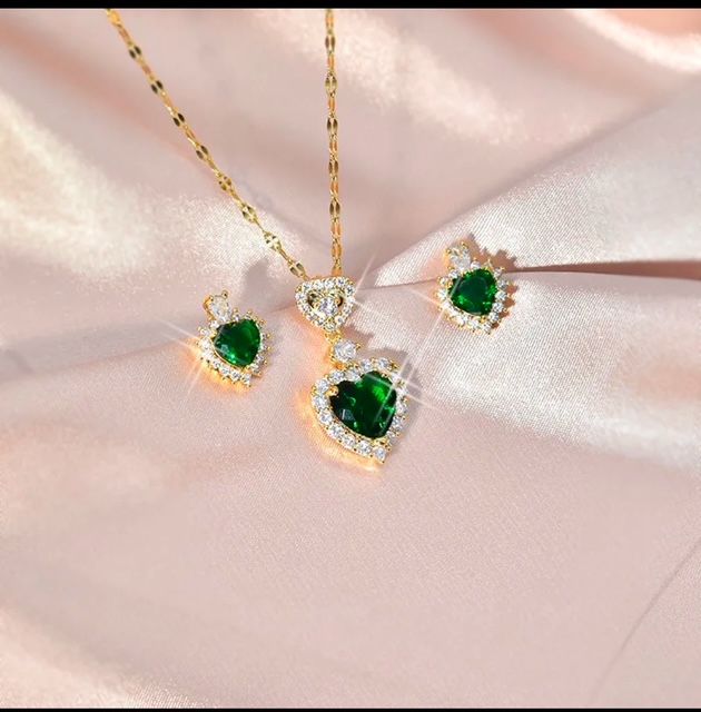 Gold Plated Heart Drop