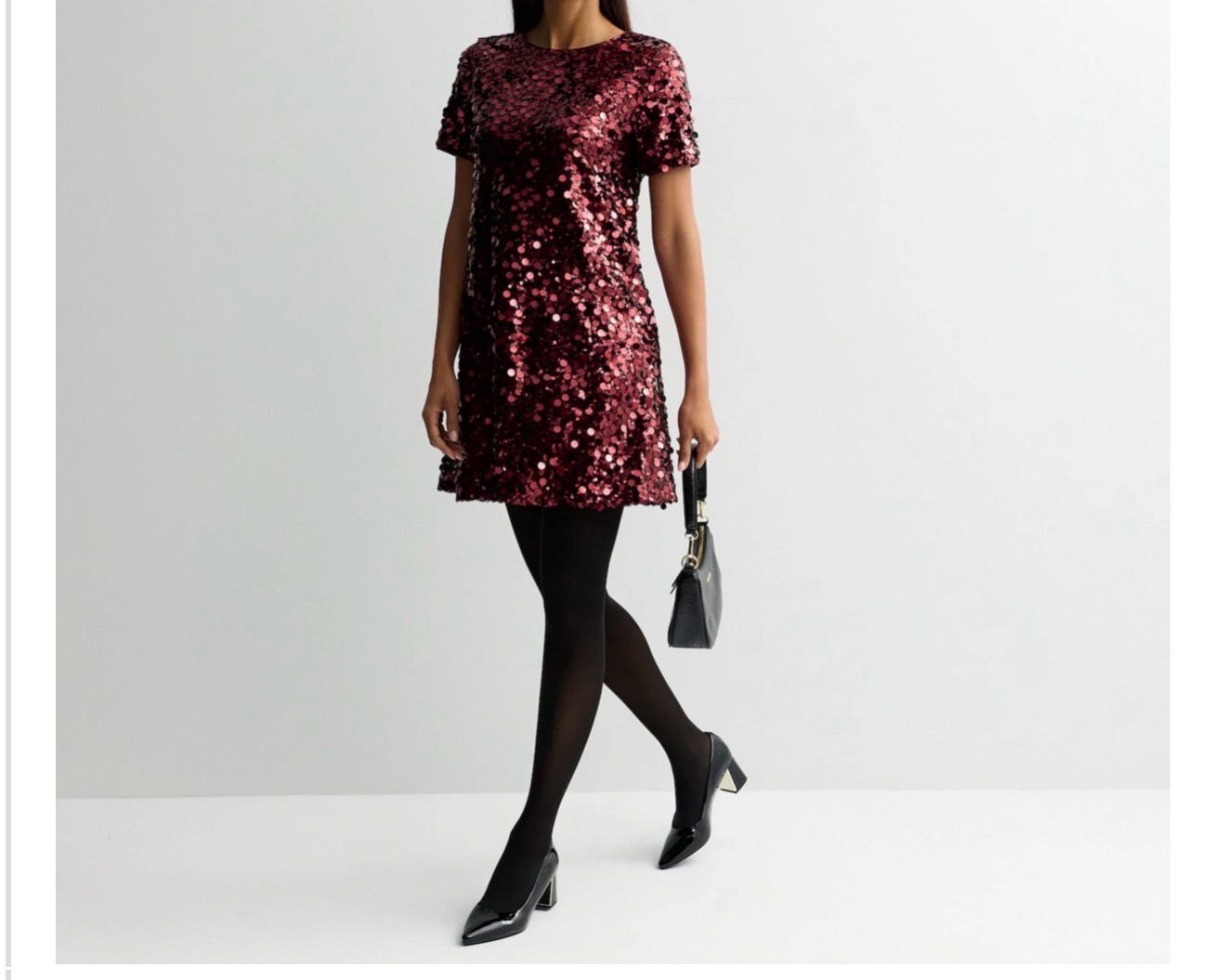 Elegant Red Sparkling Dress