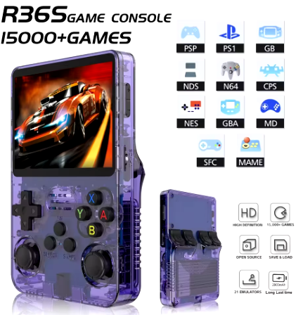 Pocket Console Linux System + Bag (Purple)