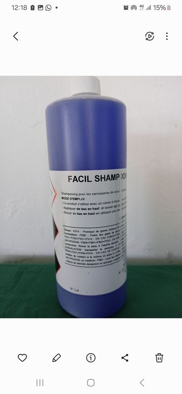 FACIL 12636 shampoing 1 L