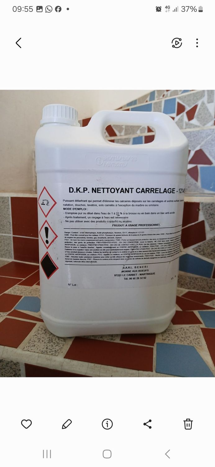 DKP NETTOYANT CARRELAGE 1L