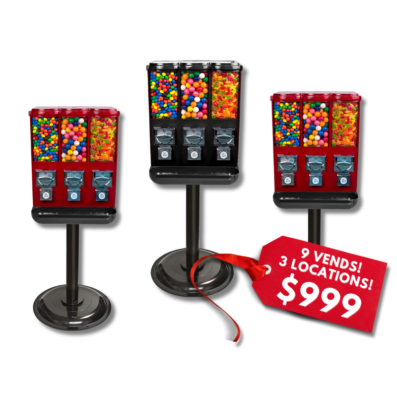 Triple the Triple Fun Vending Package with Locations
