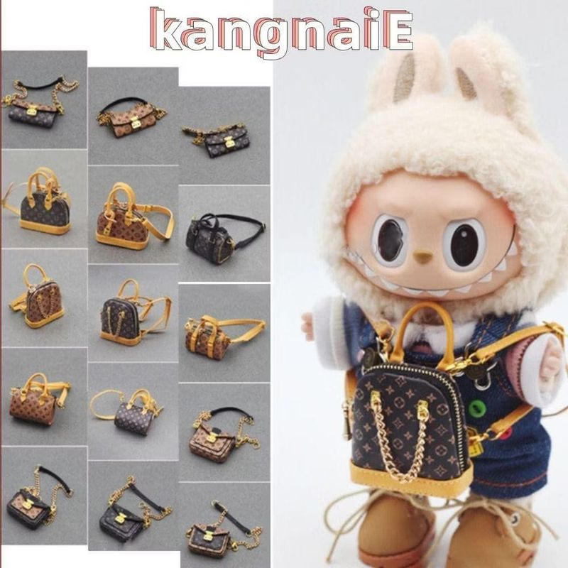 KANGNAI Labubu Bag or Backpack. For: JP Dolls, Fashion Lina Belle Doll, EXO KPOP Dolls and for Labubu &quot;Time To Chill&quot; Plush Doll.
