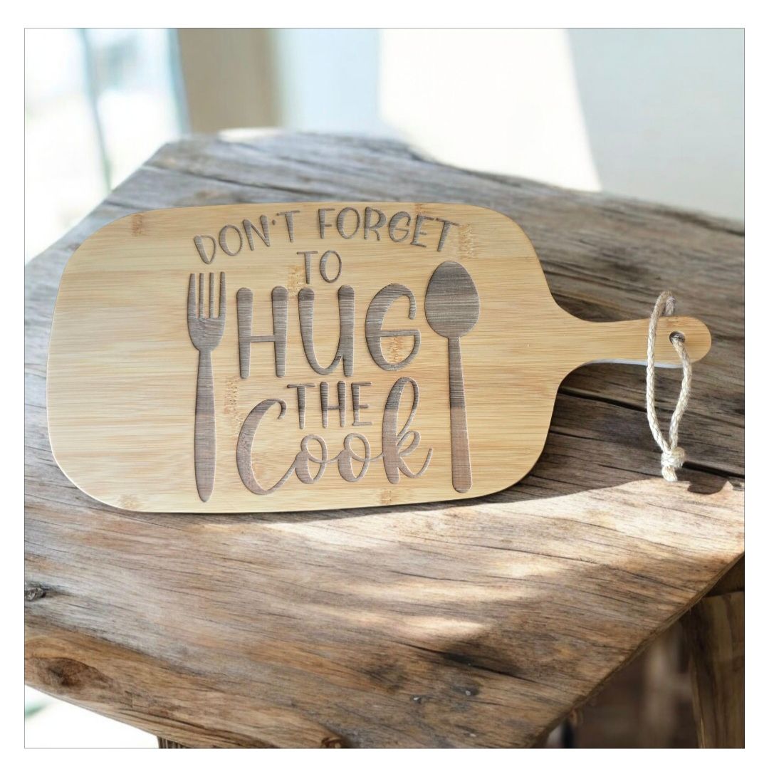 Small BAMBOO SERVING BOARD