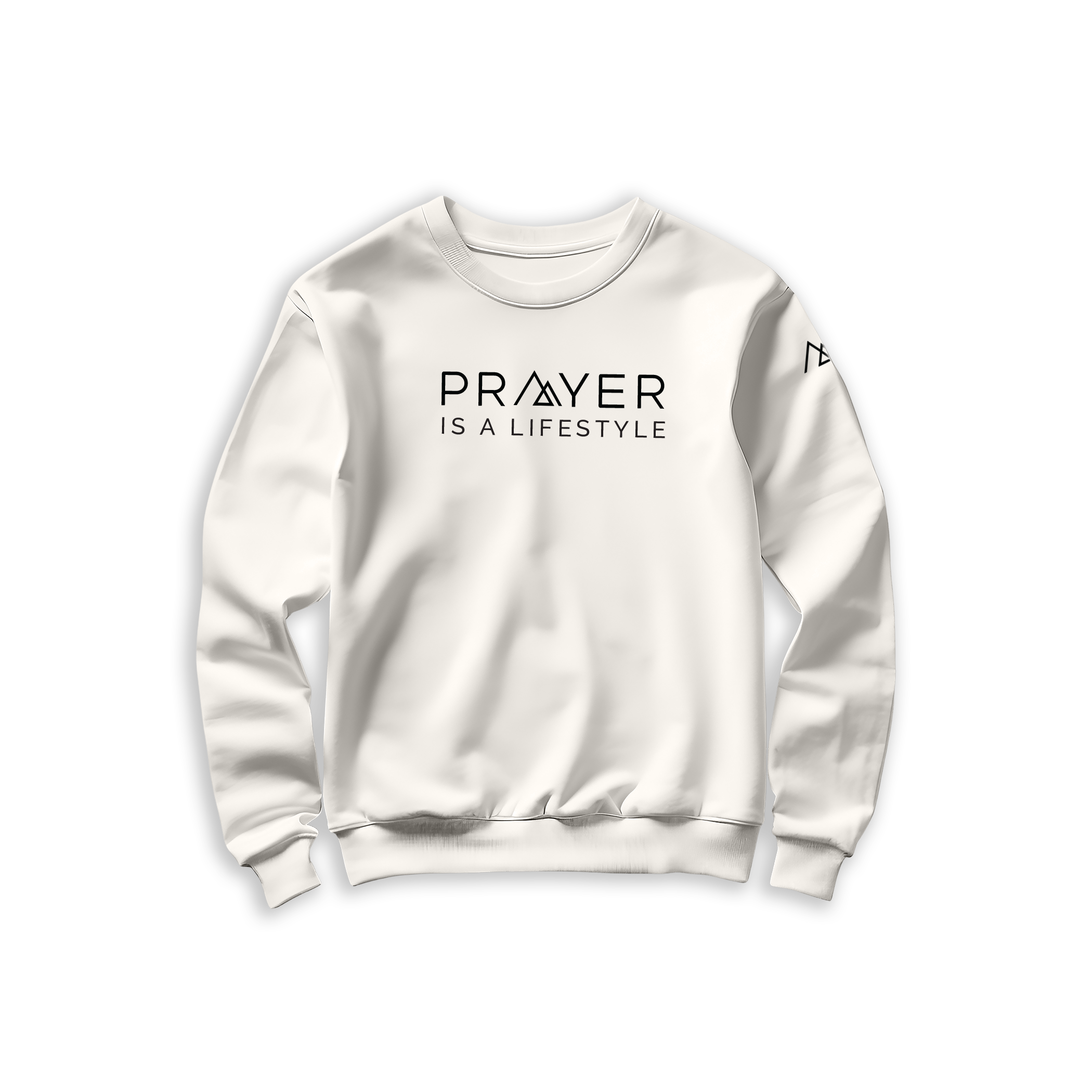 Prayer is a Lifestyle Embroidered Sweatshirt
