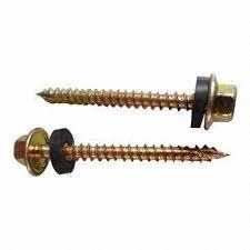 สกรูปลายสว่านยึดกระเบื้องลอนคู่ (แปไม้)