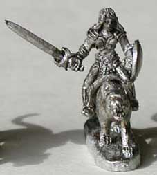 Princess Mounted with Panther Mounts 6 pack