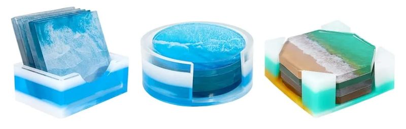 5-Piece Custom Coaster Set for Your Style