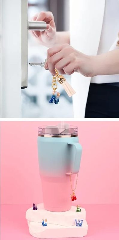 Mini Initial Keychain