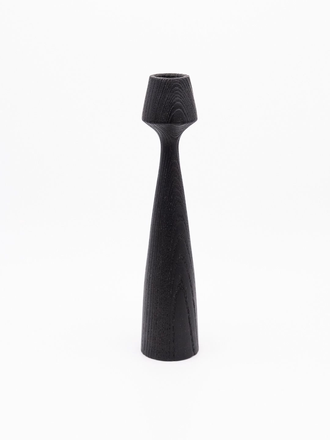 Candle holder model 4, Material: Burnt wood