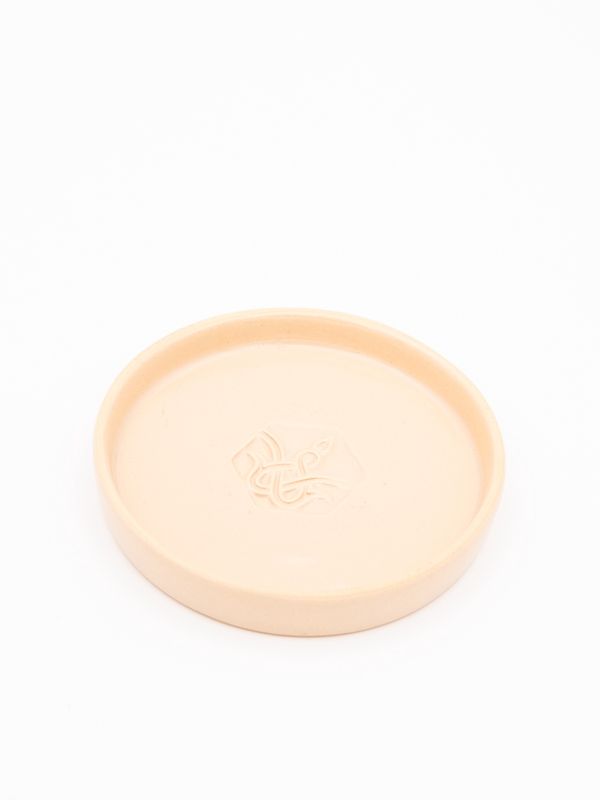 Ceramic candle plate