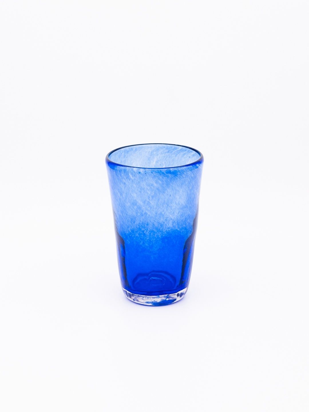 Tall glass, Color: Blue