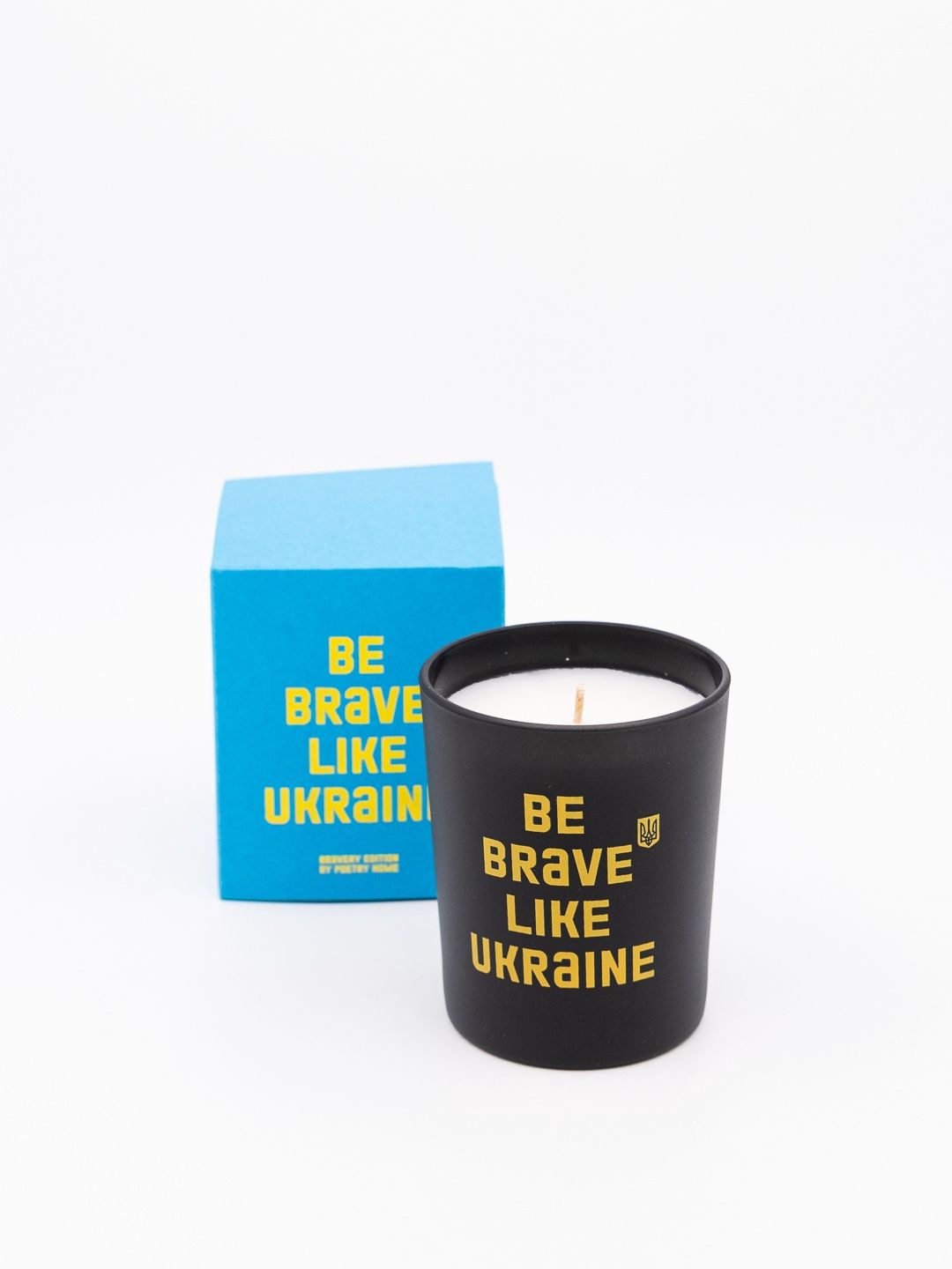 &#39;Be brave like Ukraine&#39; candle
