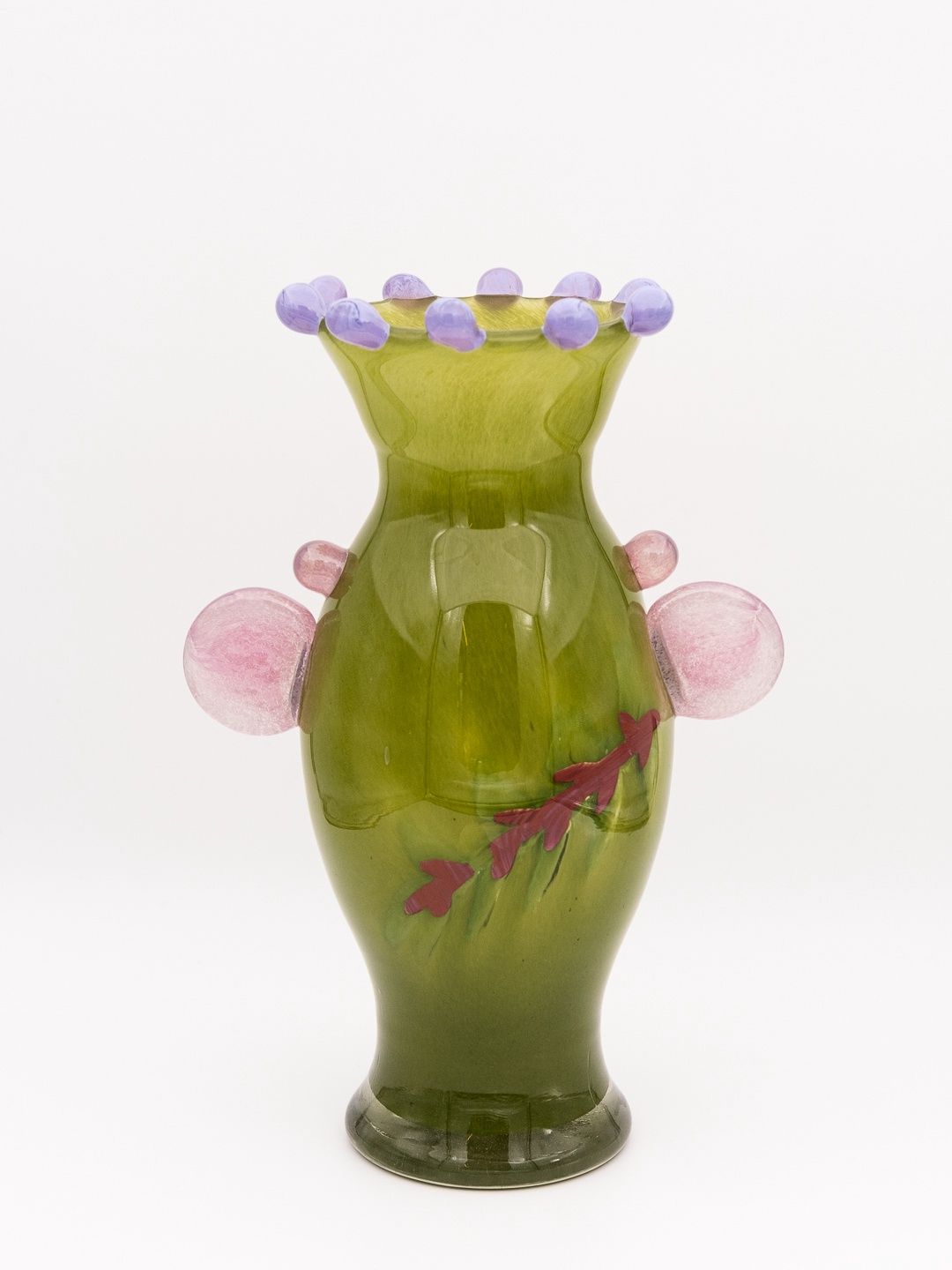 Glass vase - Vintage&amp;Flowers, Color: Green