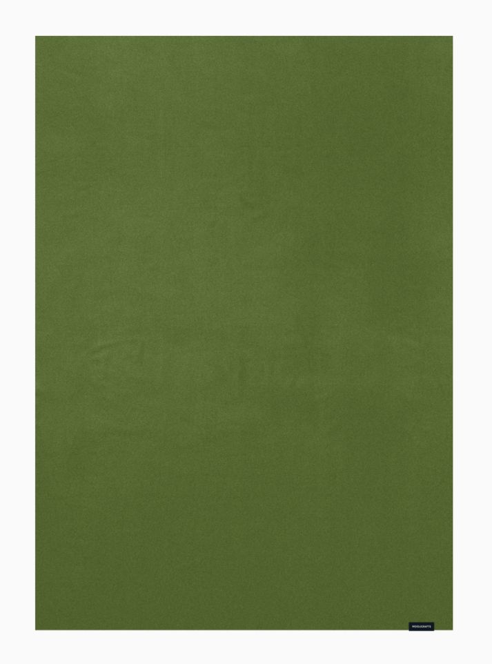 Pine Green throw blanket