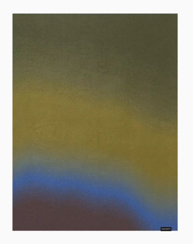 Cascade throw blanket