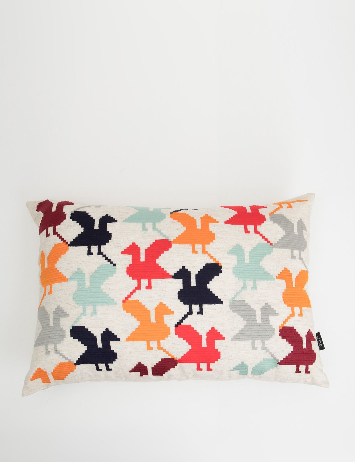 Embroidered pillow &quot;Geese&quot;