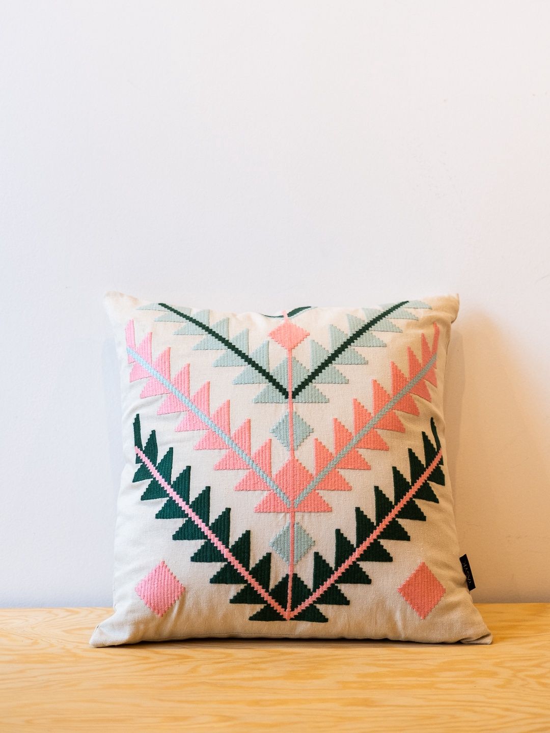 Embroidered pillow &quot;Geometry&quot;