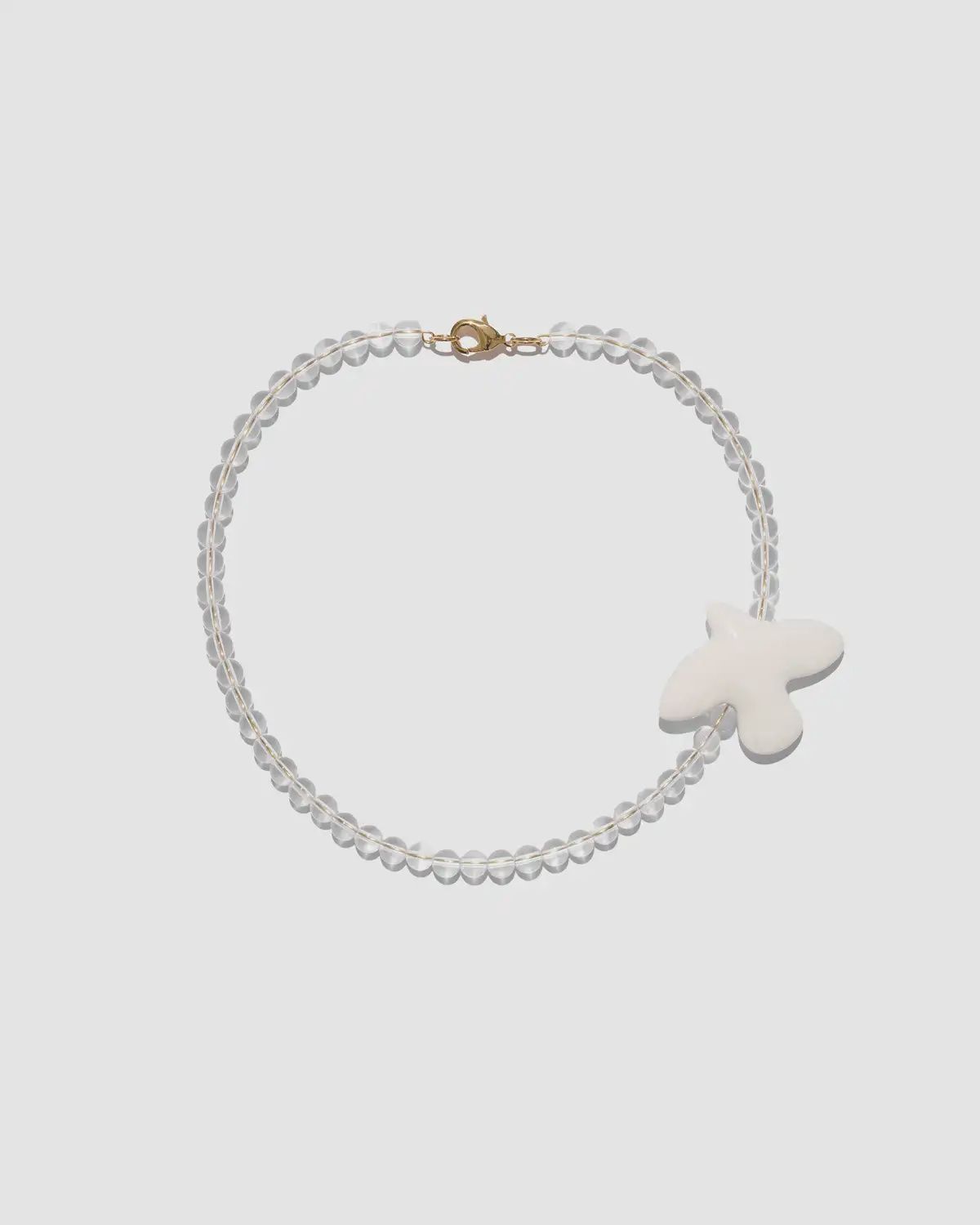 MYRNI necklace with crystal and bird
