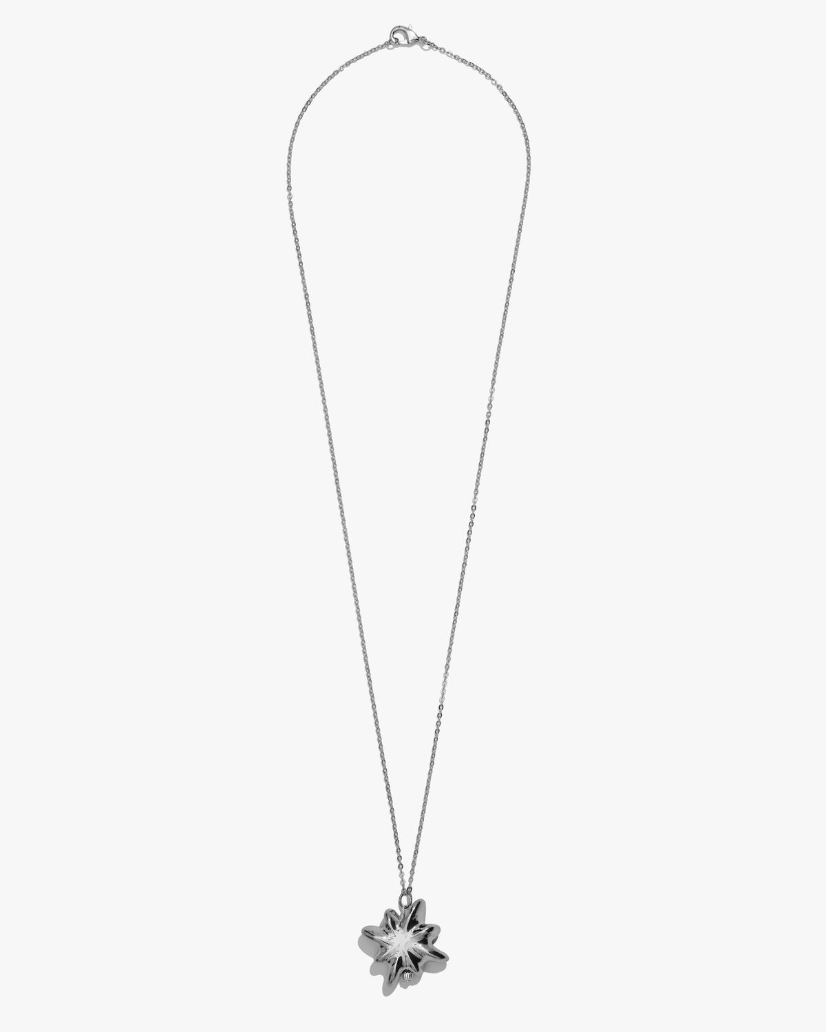 Pendant DRIMOTA with star on chain, Material: Platinum star