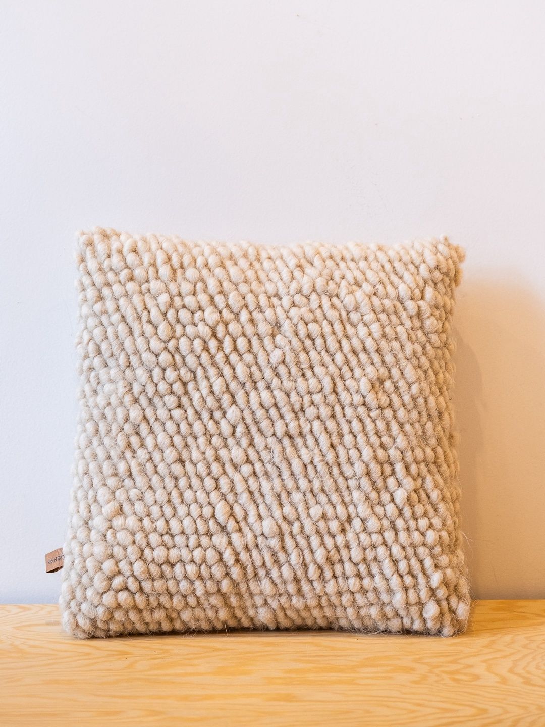 Standard Knots Pillow 00040401, Color: White