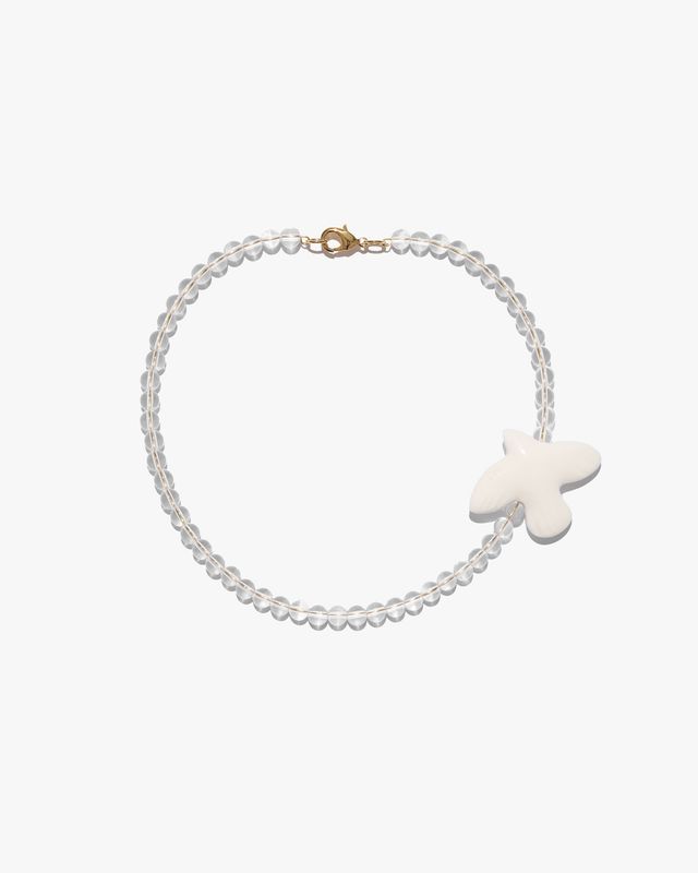 MYRNI necklace with crystal and bird