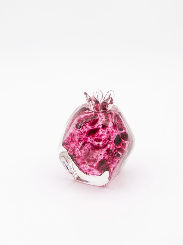 Glass pomegranate