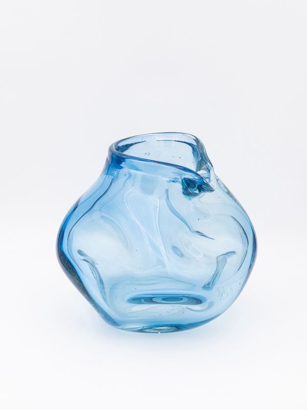 Vase - Irregular blue