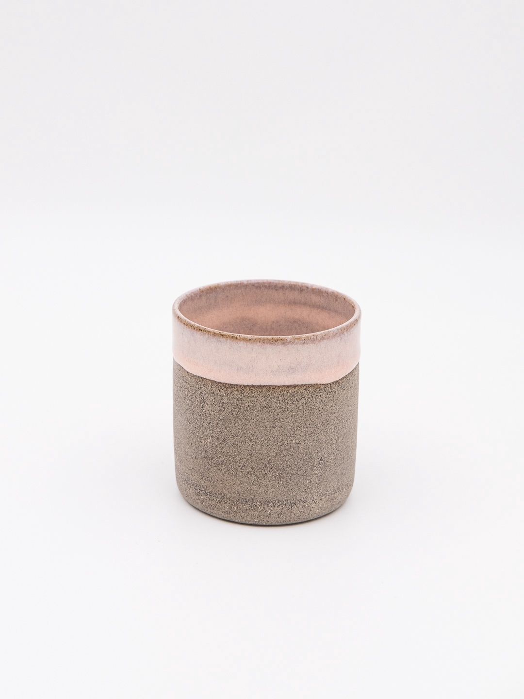 Glazed Cup, Color: Pink, Size: 200 ml
